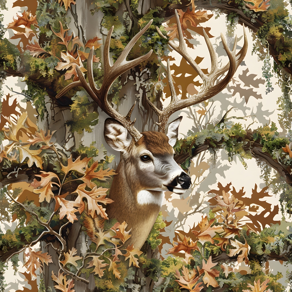 Whitetail Woods Pattern 12 Minky Fabric