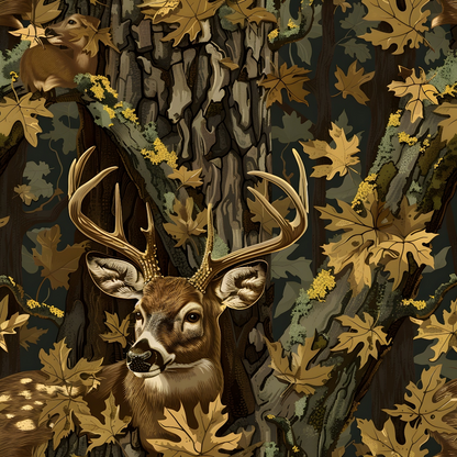 Whitetail Woods Pattern 1 Minky Fabric