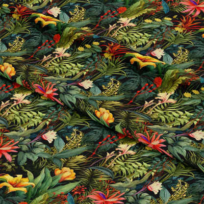 Tropical Flowers Pattern 6 Quilting Cotton Fabric