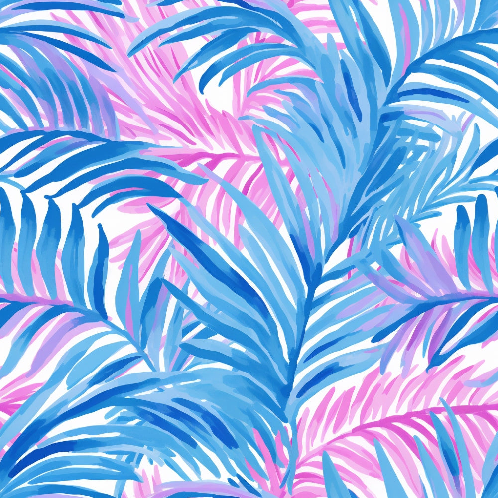 Paradise Palms Pattern 3 Minky Fabric