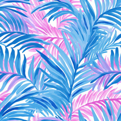 Paradise Palms Pattern 3 Minky Fabric