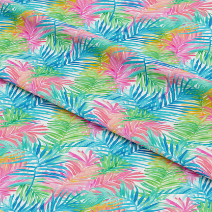 Tropical Leaves Pattern 5 Quilting Cotton Fabric