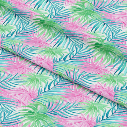 Tropical Leaves Pattern 7 Quilting Cotton Fabric