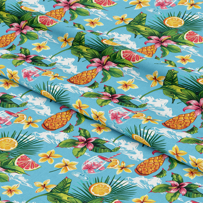Tropical Summer Beach Pattern 1 Quilting Cotton Fabric