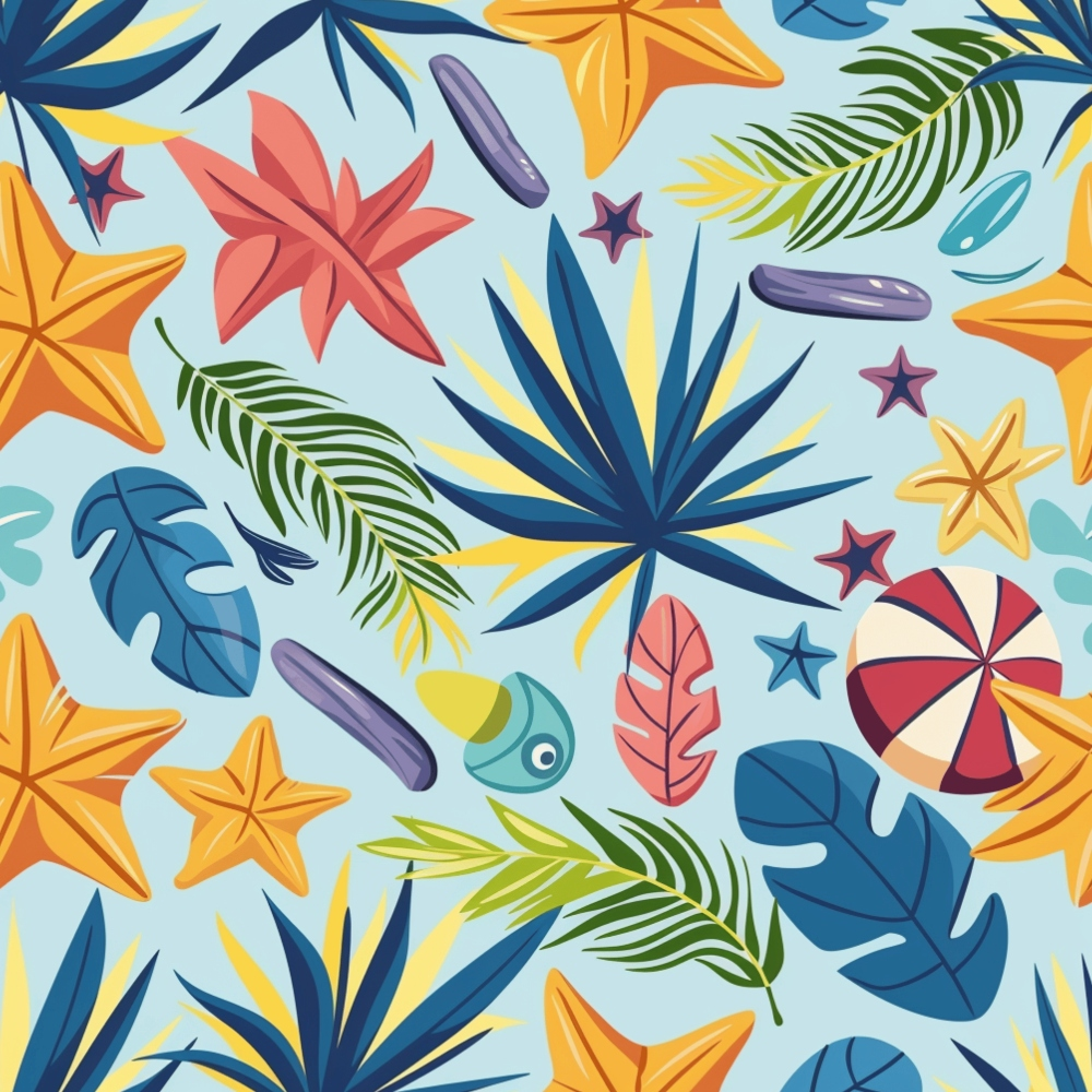 Paradise Punch Pattern 9 Minky Fabric