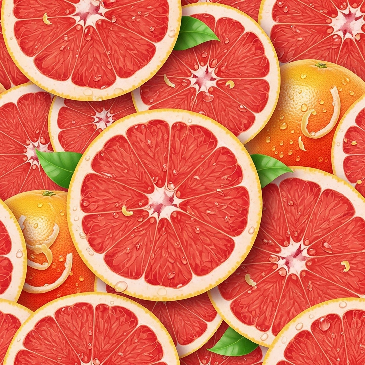 Tropical Fruit Pattern 39 Quilting Cotton Fabric