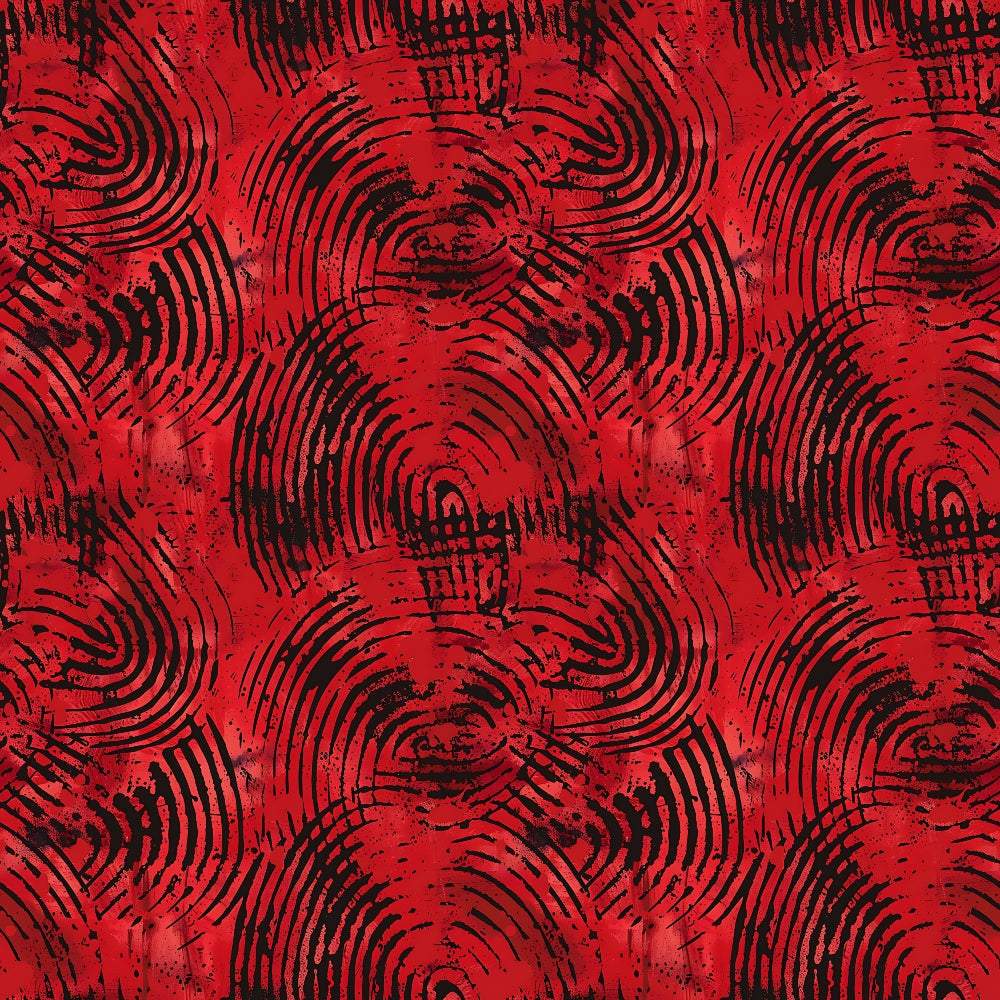 Crimson Splatter Pattern 3 Minky Fabric
