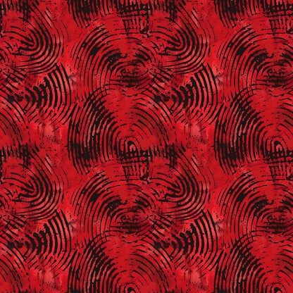 Crimson Splatter Pattern 3 Minky Fabric
