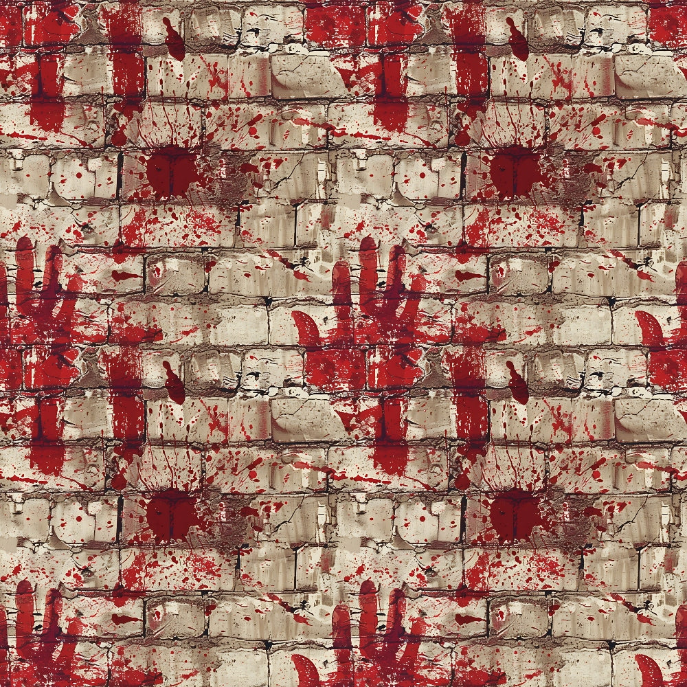 Crimson Splatter Pattern 8 Minky Fabric