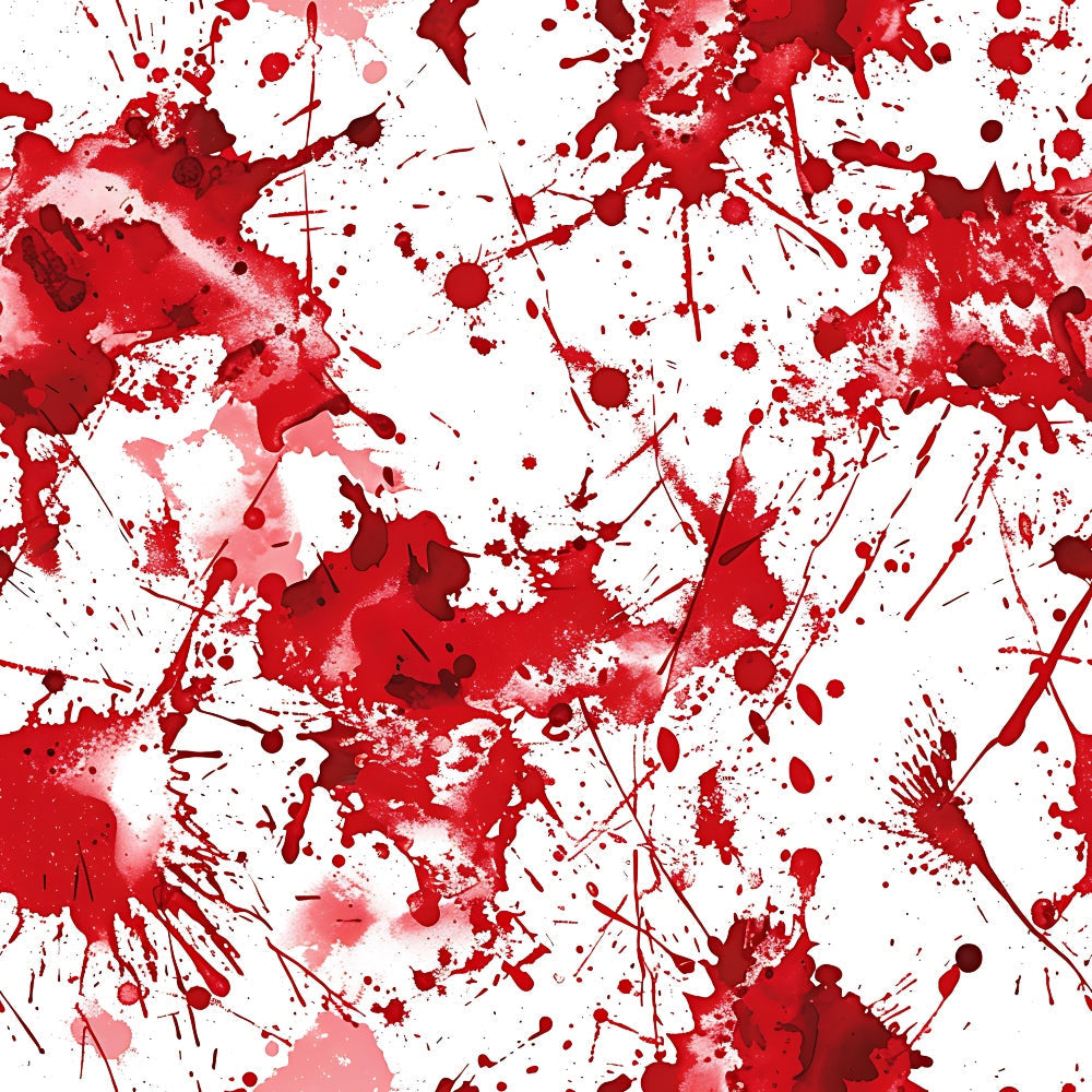 Crimson Splatter Pattern 11 Minky Fabric