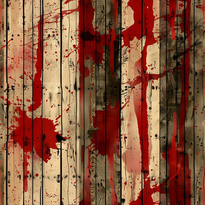 Crimson Splatter Pattern 13 Minky Fabric