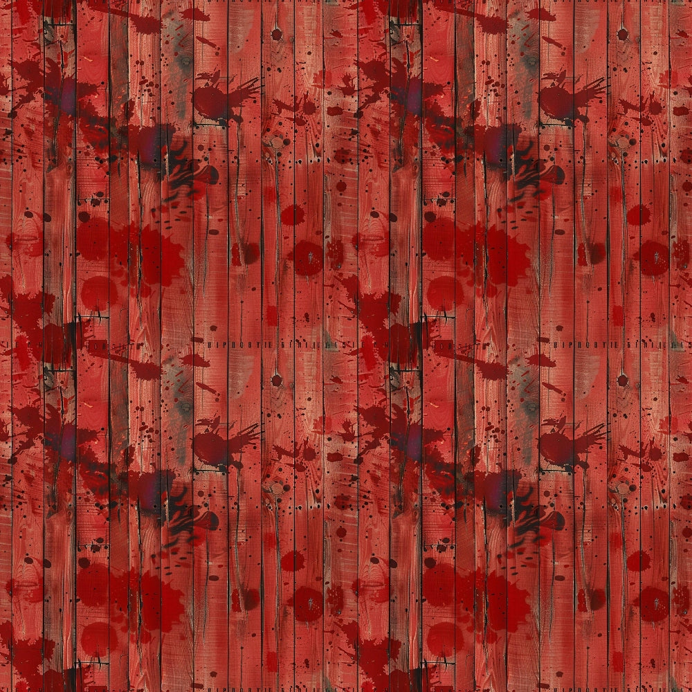 Crimson Splatter Pattern 16 Minky Fabric