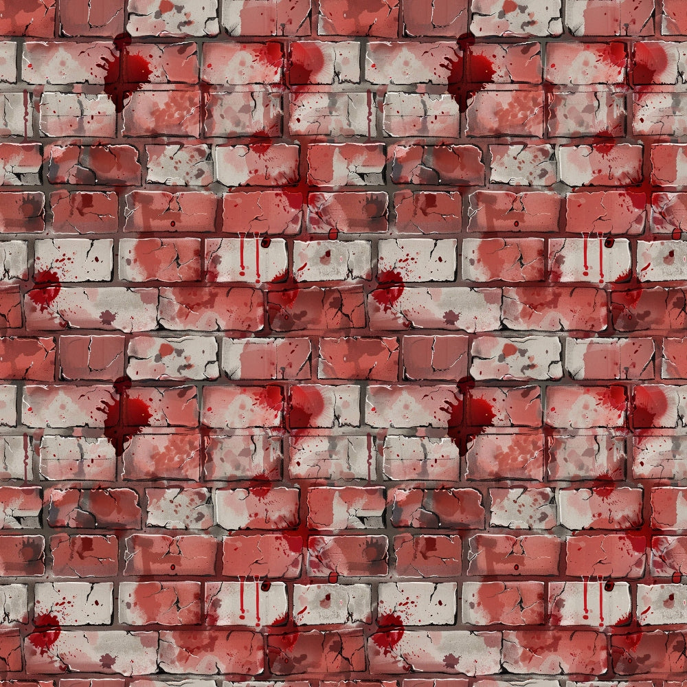 Crimson Splatter Pattern 18 Minky Fabric