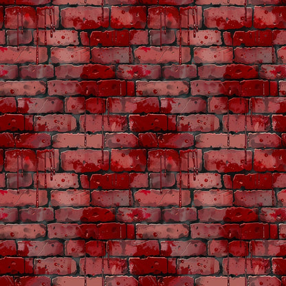 Crimson Splatter Pattern 19 Minky Fabric