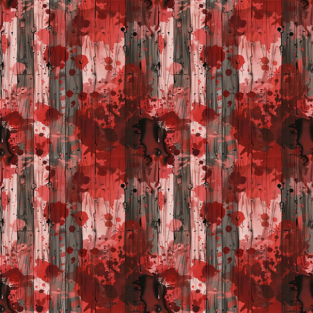 Crimson Splatter Pattern 20 Minky Fabric