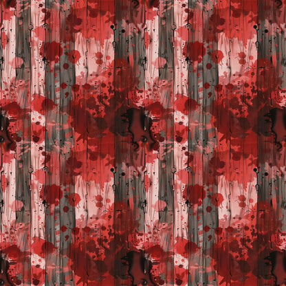 Crimson Splatter Pattern 20 Minky Fabric