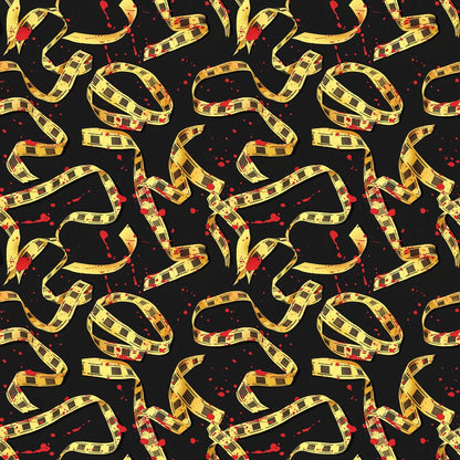 Crimson Splatter Pattern 23 Minky Fabric