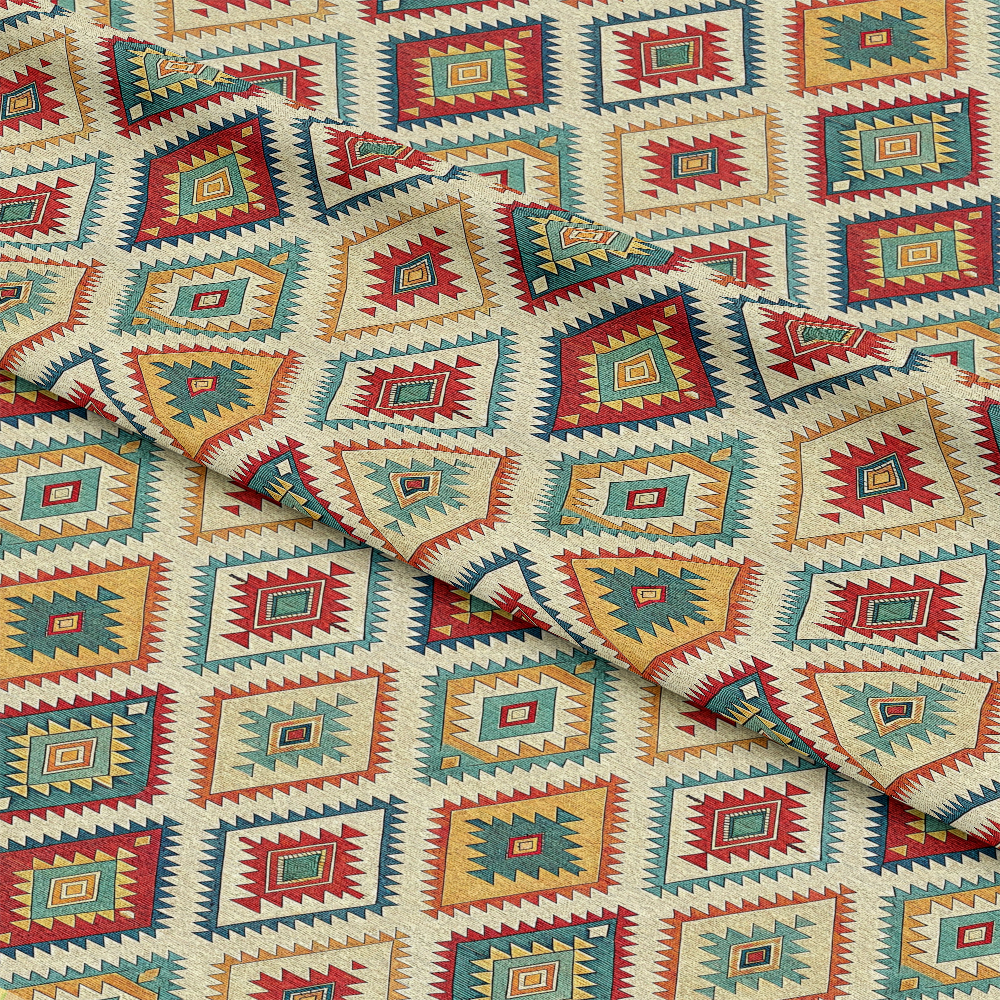 Turkish Kilim Pattern 1 Quilting Cotton Fabric