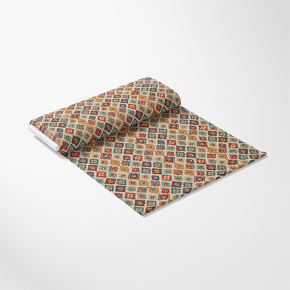 Turkish Kilim Pattern 2 Quilting Cotton Fabric
