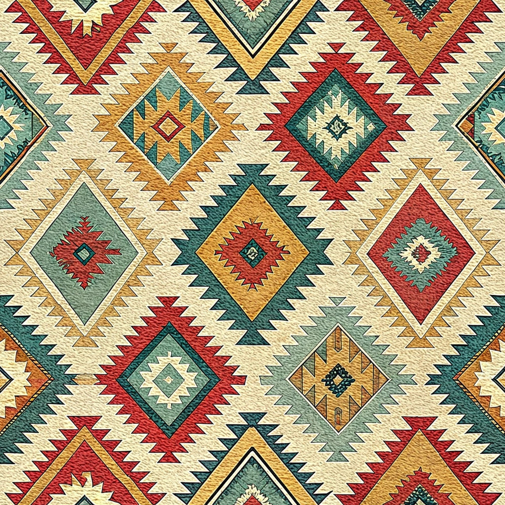 Anatolian Diamonds Pattern 3 Minky Fabric