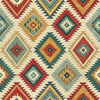 Anatolian Diamonds Pattern 3 Minky Fabric