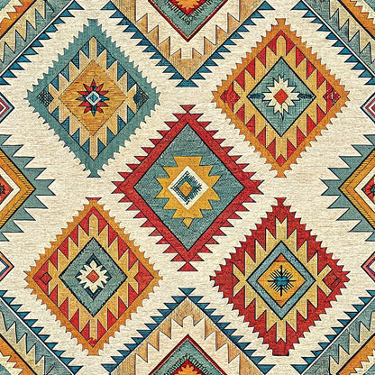 Anatolian Diamonds Pattern 5 Minky Fabric