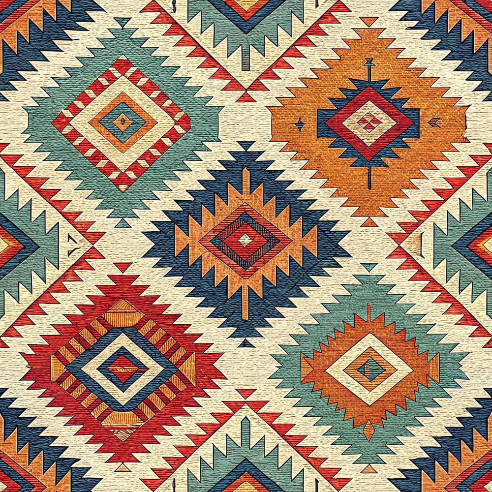 Anatolian Diamonds Pattern 6 Minky Fabric