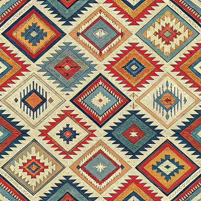 Anatolian Diamonds Pattern 9 Minky Fabric