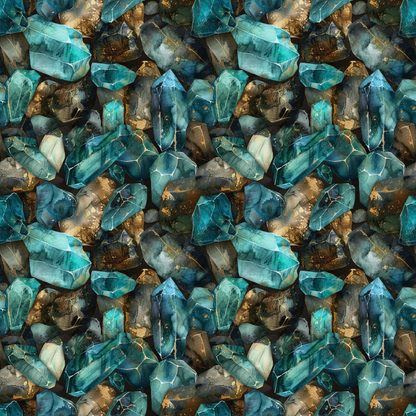 Mineral Mosaic Pattern 8 Minky Fabric