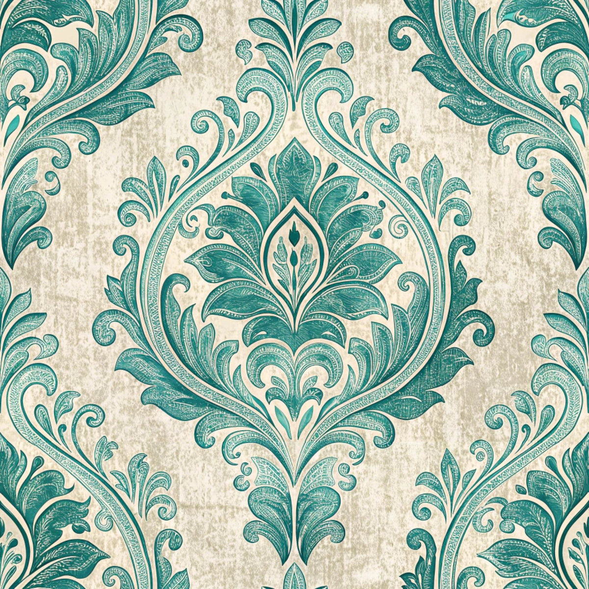 Teal Reverie Pattern 15 Minky Fabric
