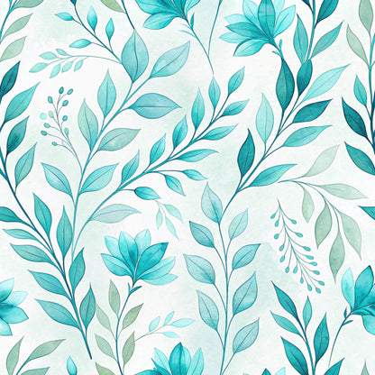 Teal Reverie Pattern 16 Minky Fabric
