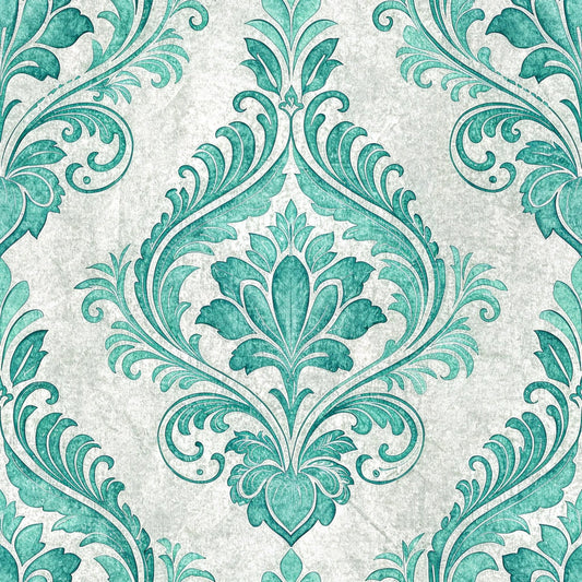 Turquoise Dreams Pattern 2 Quilting Cotton Fabric