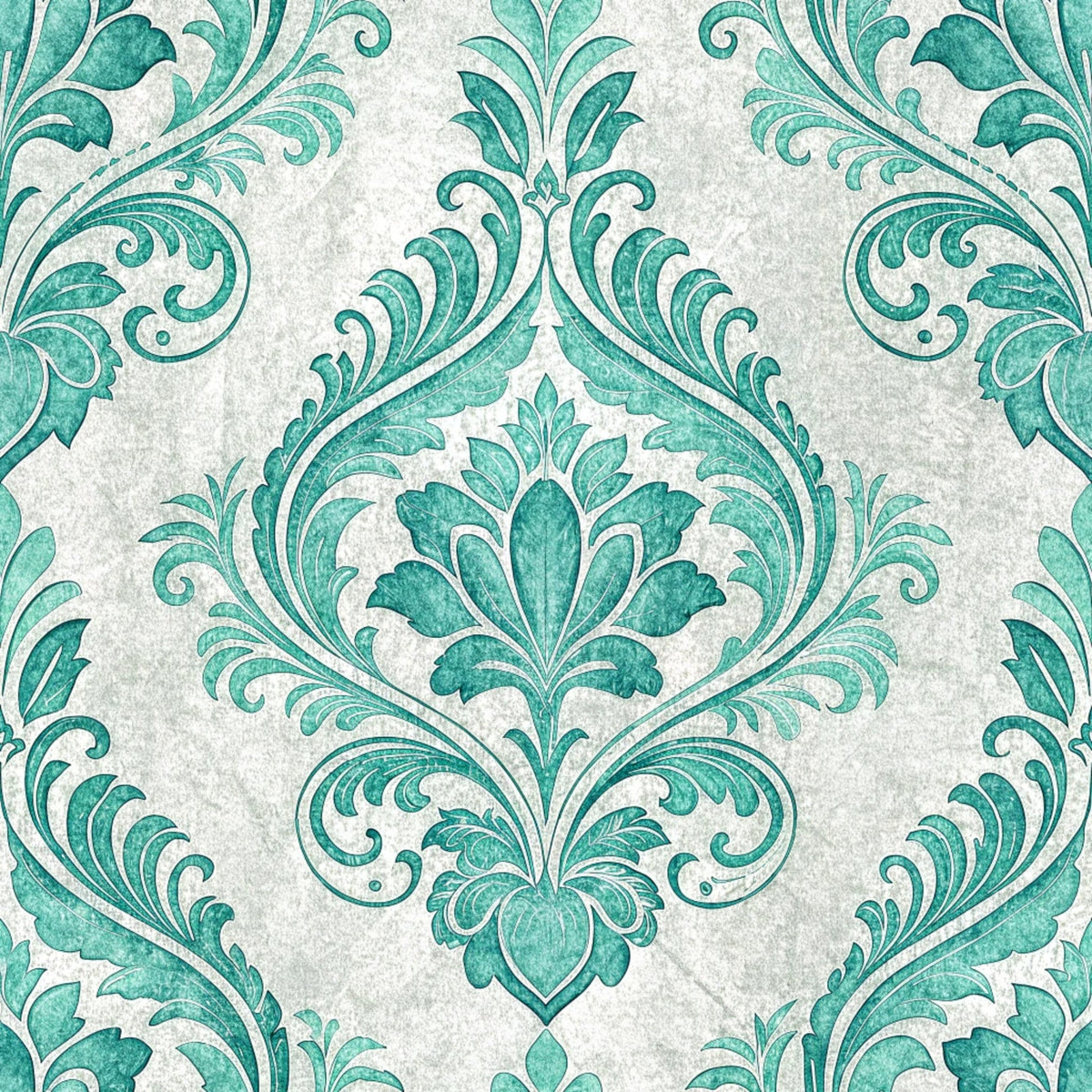 Teal Reverie Pattern 2 Minky Fabric