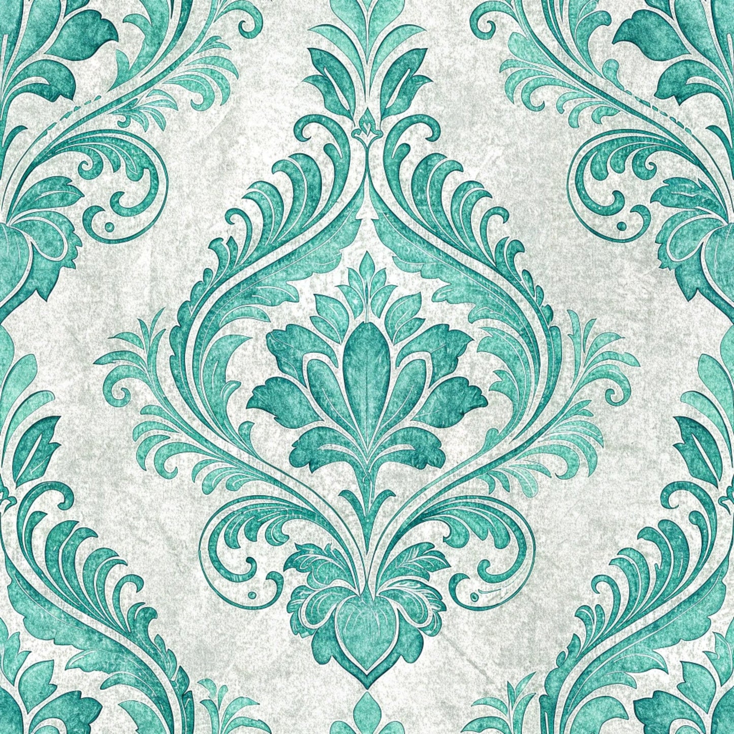 Turquoise Dreams Pattern 2 Quilting Cotton Fabric