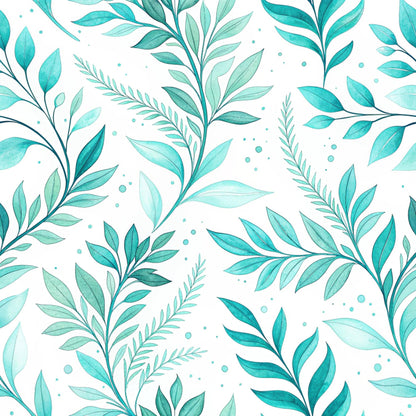Teal Reverie Pattern 3 Minky Fabric
