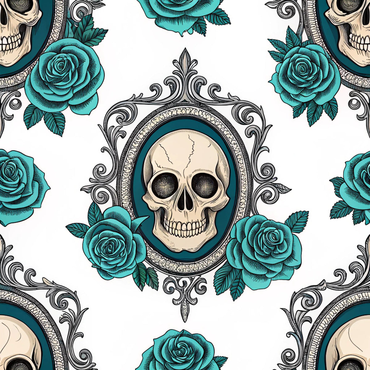 Twilight Rose Rookery Pattern 11 Minky Fabric
