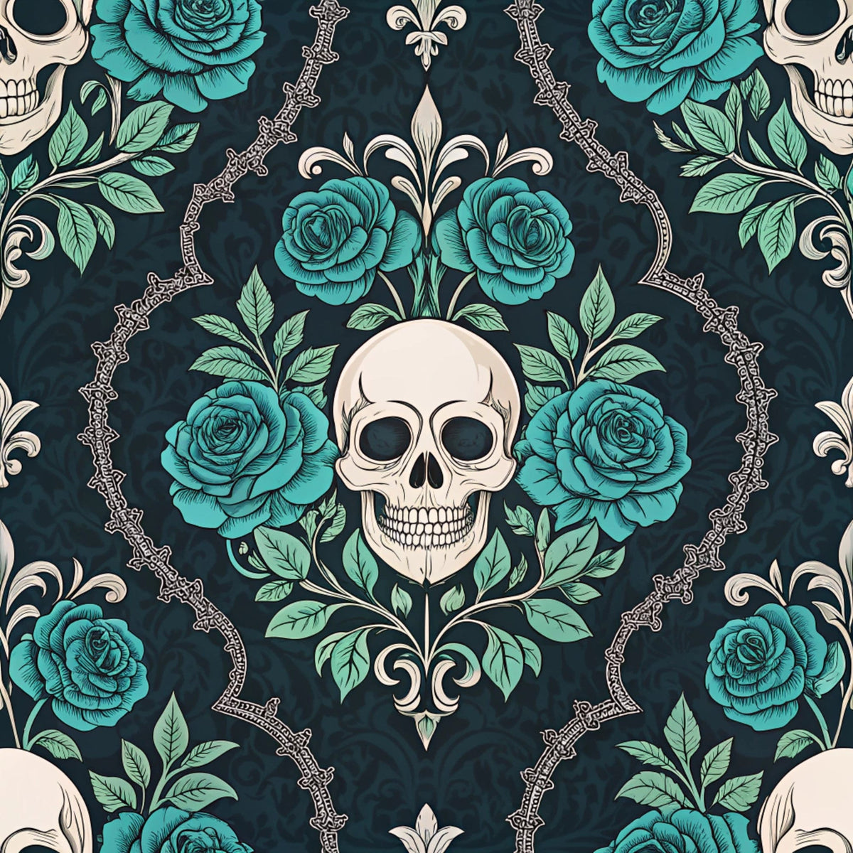Twilight Rose Rookery Pattern 18 Minky Fabric