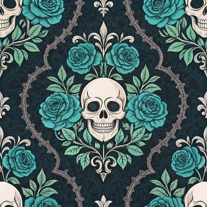 Twilight Rose Rookery Pattern 18 Minky Fabric