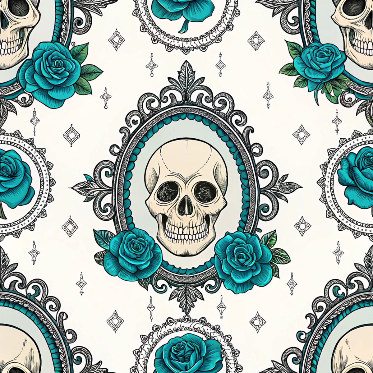 Twilight Rose Rookery Pattern 19 Minky Fabric