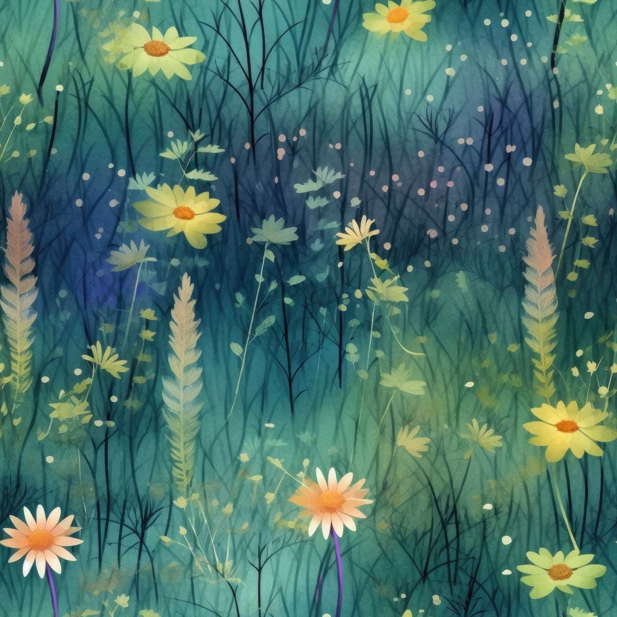 Firefly Fields Pattern 10 Minky Fabric