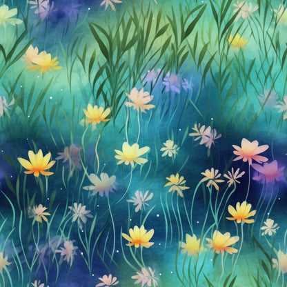 Twilight Meadows Pattern 5 Quilting Cotton Fabric