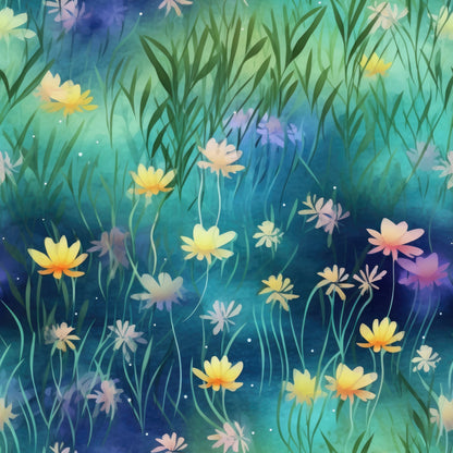 Firefly Fields Pattern 5 Minky Fabric