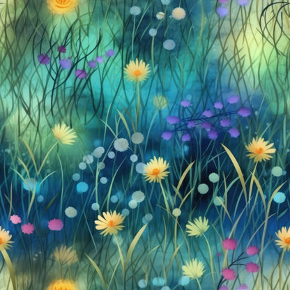 Firefly Fields Pattern 8 Minky Fabric