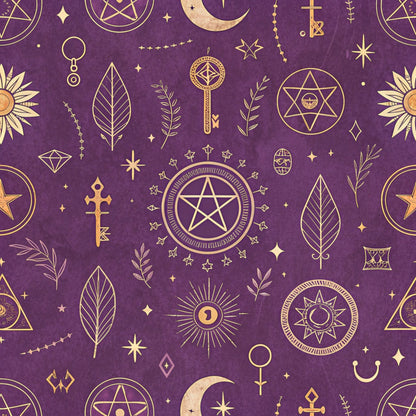 Twilight Witch Pattern 10 Quilting Cotton Fabric