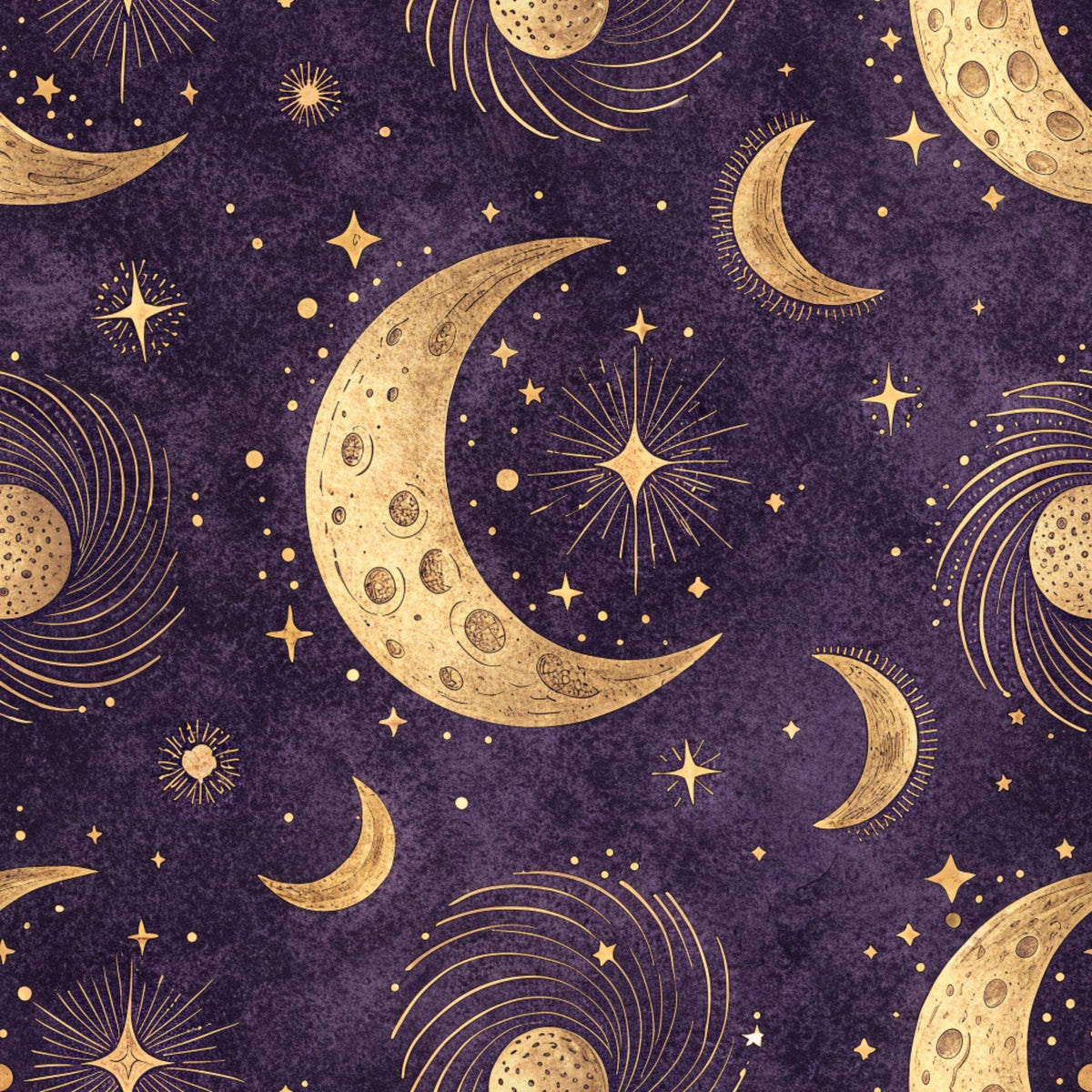Moonlit Raven Pattern 18 Minky Fabric