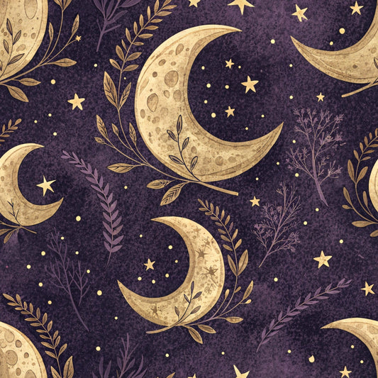 Twilight Witch Pattern 25 Quilting Cotton Fabric
