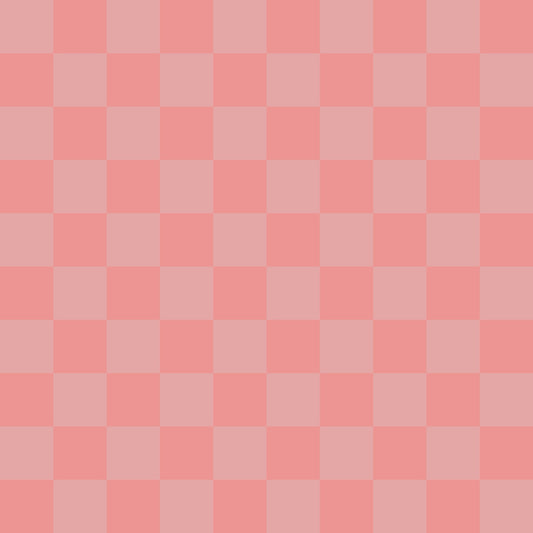 Two Tone Checkered Peach Puff Quilting Cotton Fabric