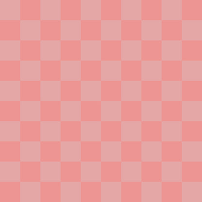 Two Tone Checkered Peach Puff Quilting Cotton Fabric