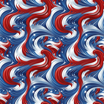 Liberty Waves Pattern 11 Minky Fabric