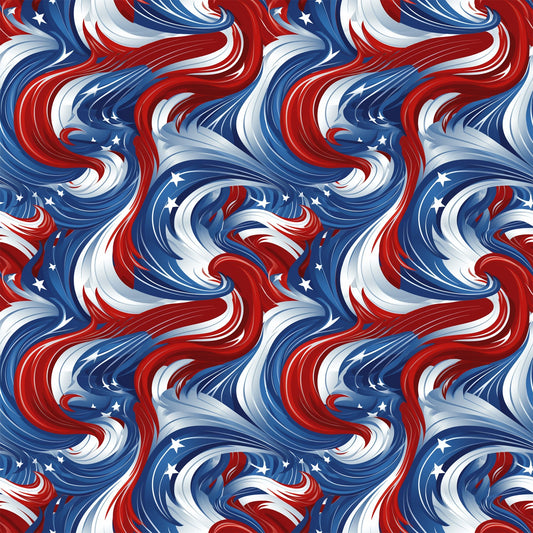 Liberty Waves Pattern 11 Minky Fabric